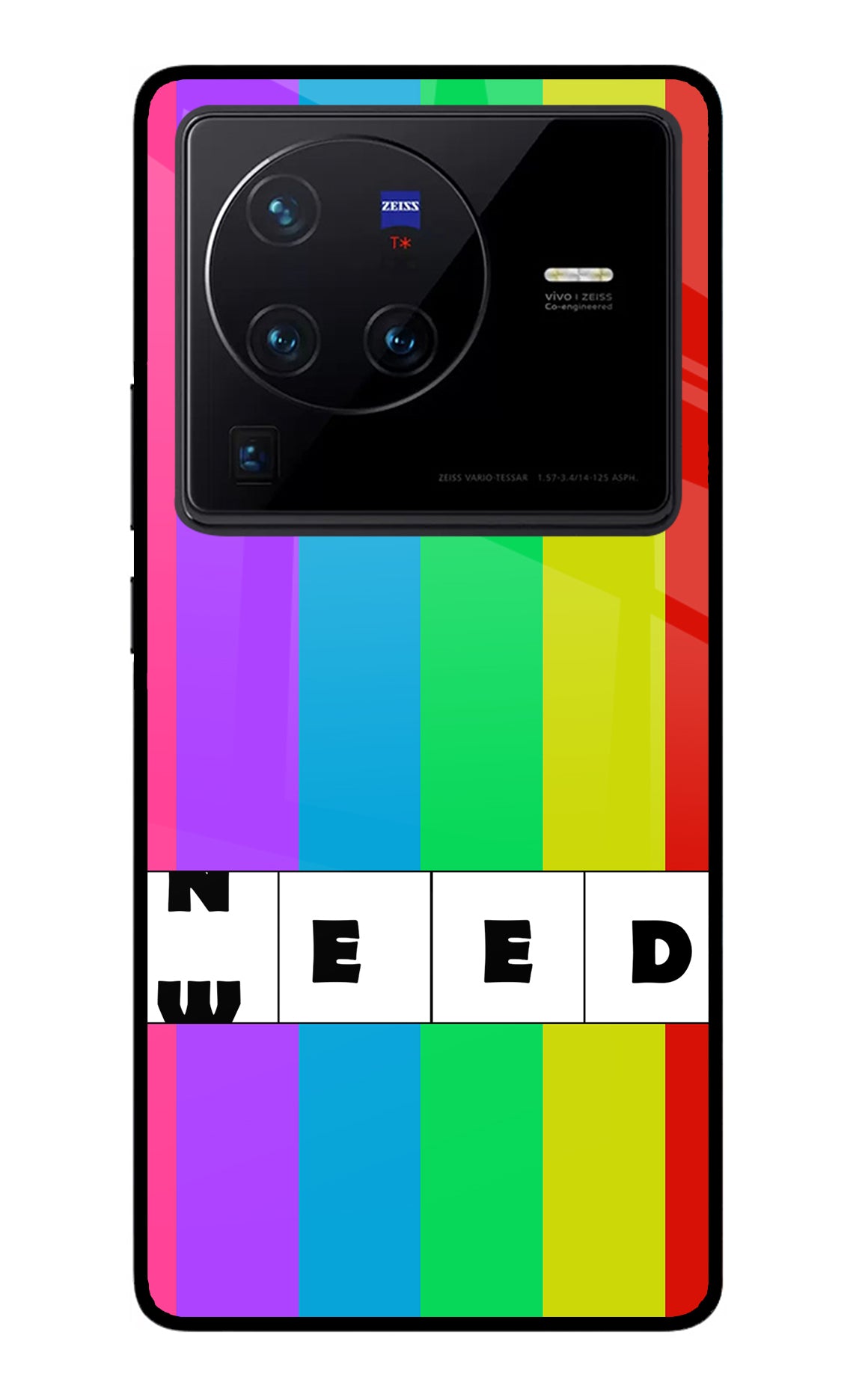 Need Weed Vivo X80 Pro Glass Case
