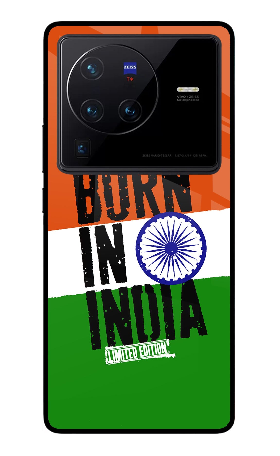Born in India Vivo X80 Pro Glass Case