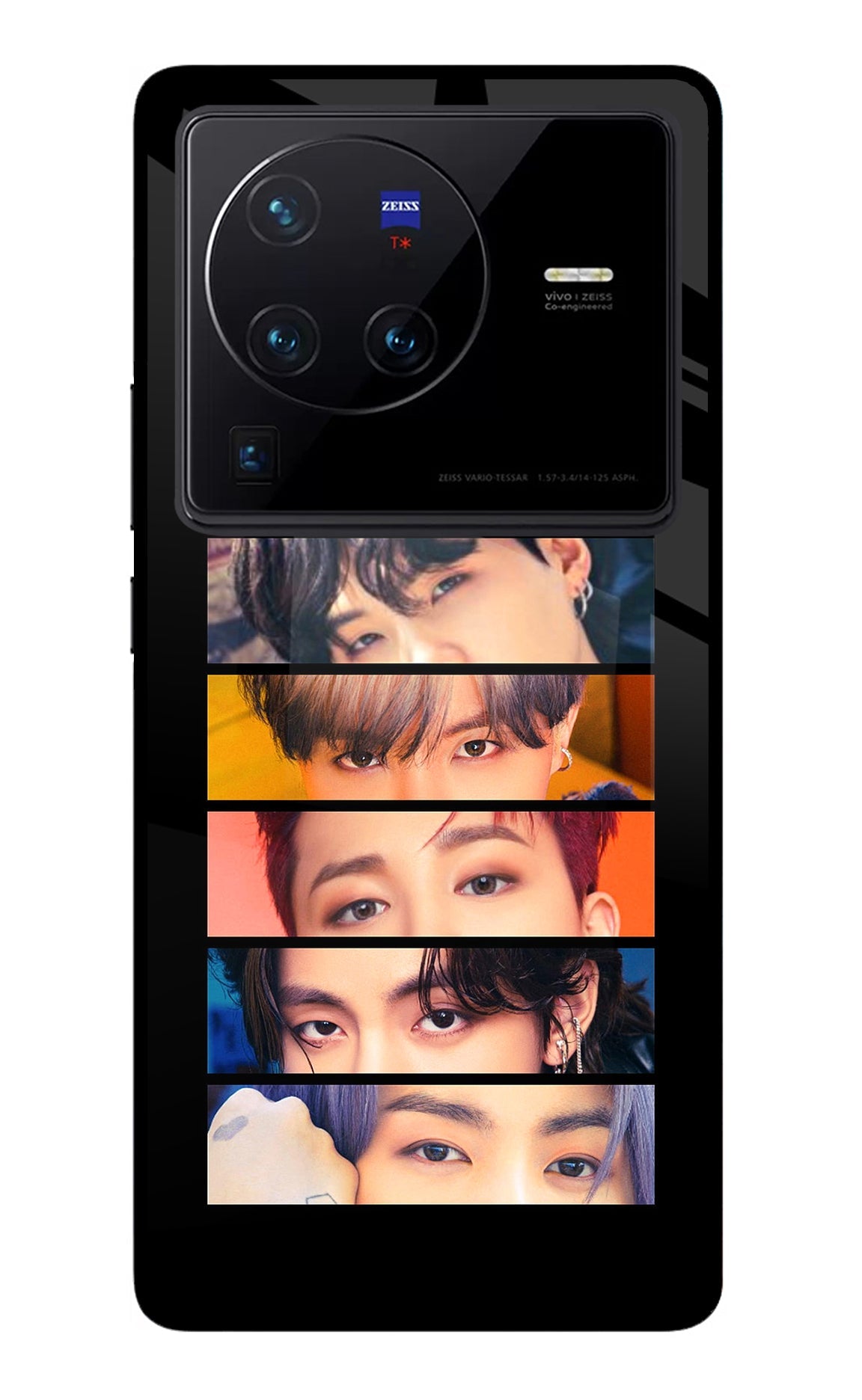 BTS Eyes Vivo X80 Pro Glass Case