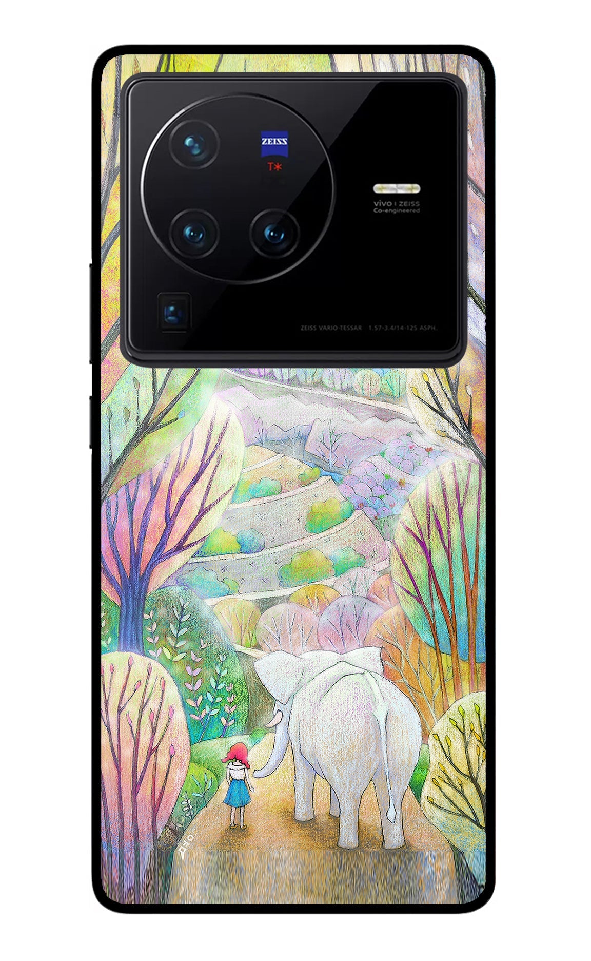 Nature Painting Vivo X80 Pro Glass Case
