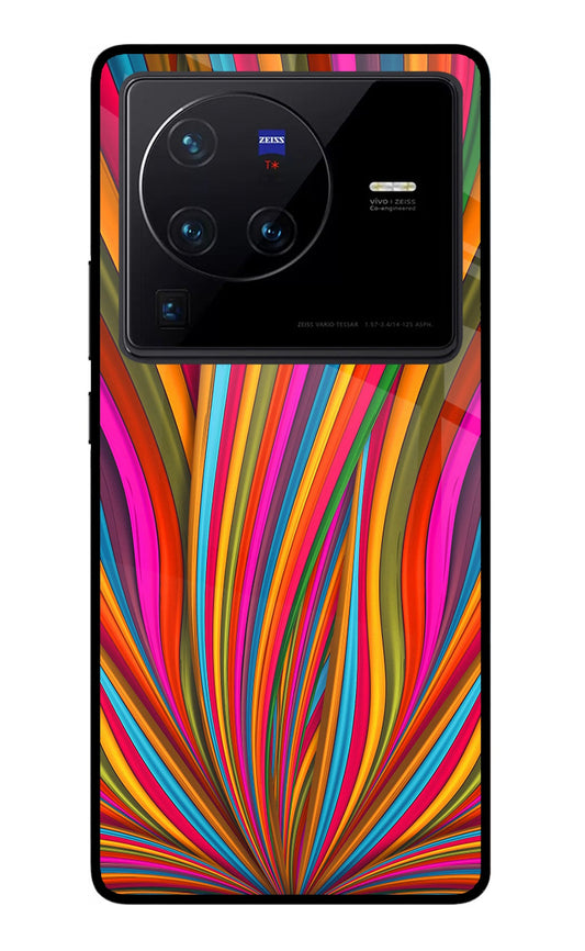 Trippy Wavy Vivo X80 Pro Glass Case