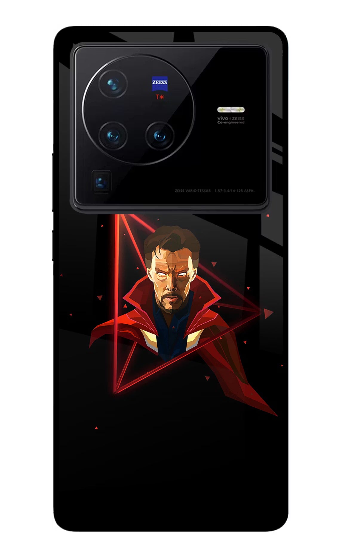 Doctor Ordinary Vivo X80 Pro Glass Case Back Cover by Casekaro