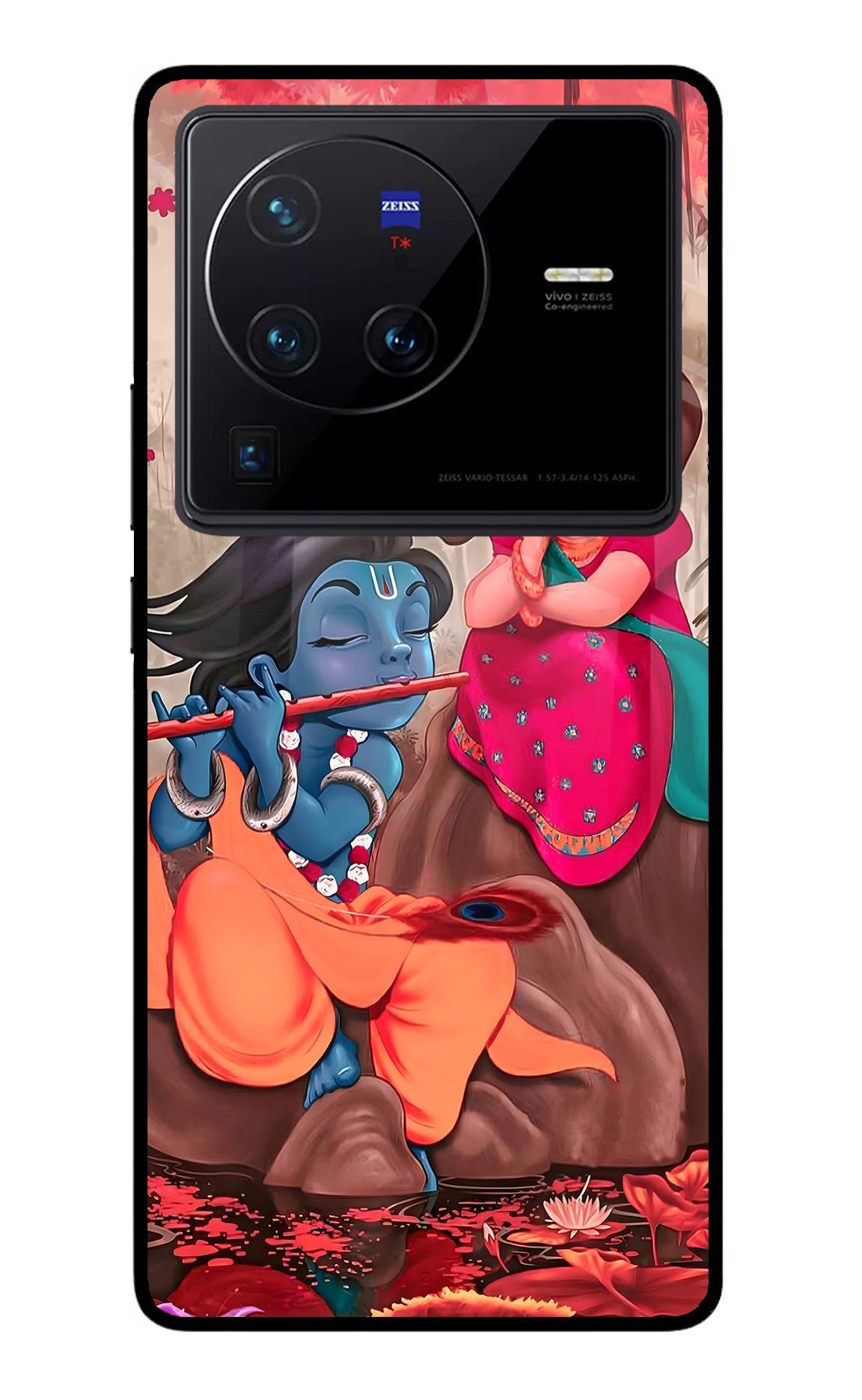 Radhe Krishna Vivo X80 Pro Glass Case