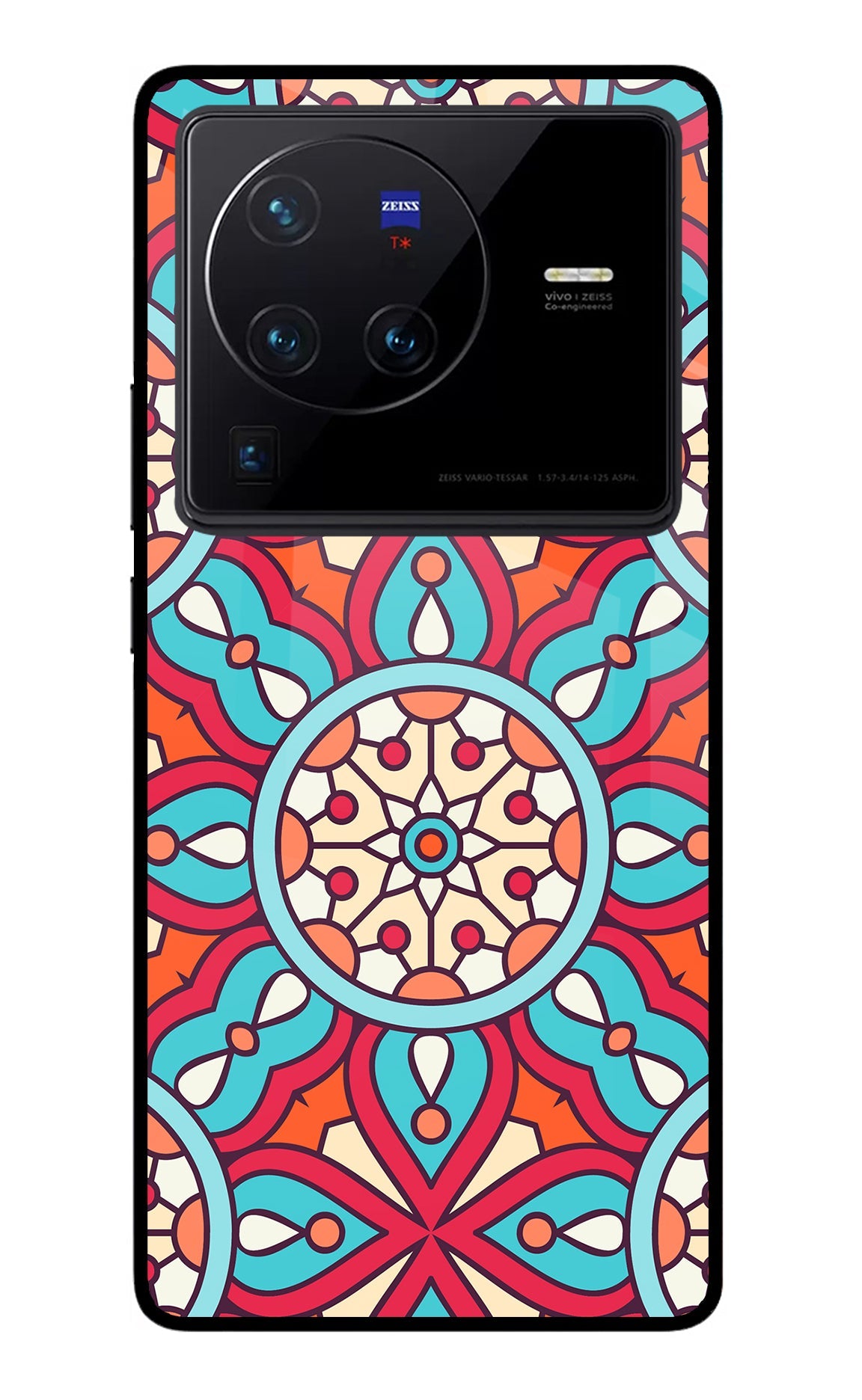 Mandala Geometric Vivo X80 Pro Glass Case