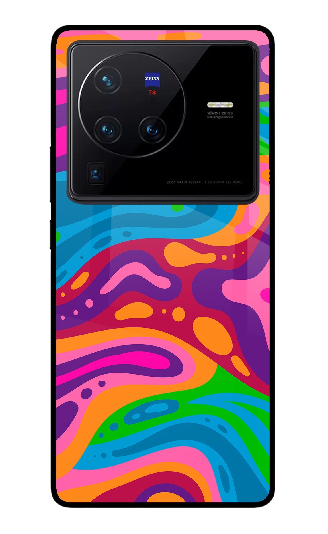 Trippy Pattern Vivo X80 Pro Back Cover