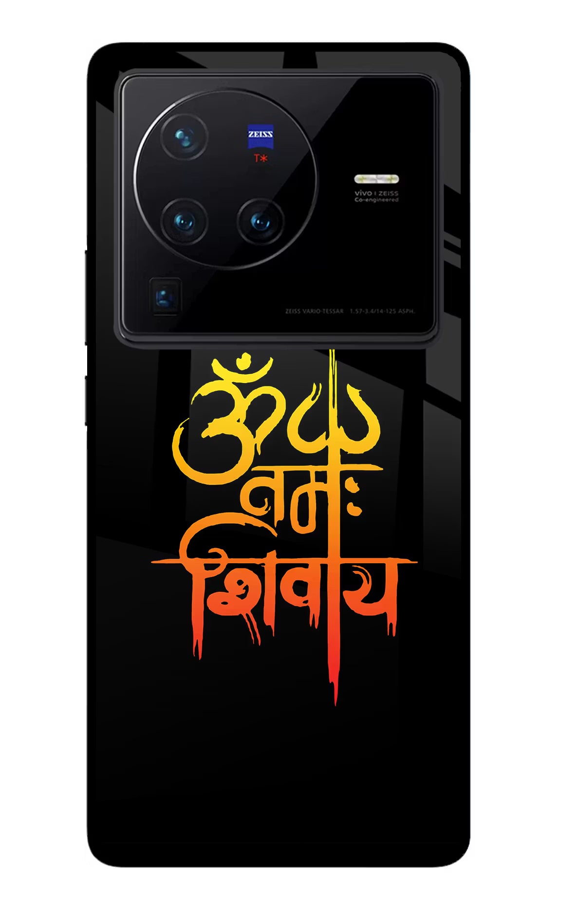 Om Namah Shivay Vivo X80 Pro Glass Case Back Cover by Casekaro