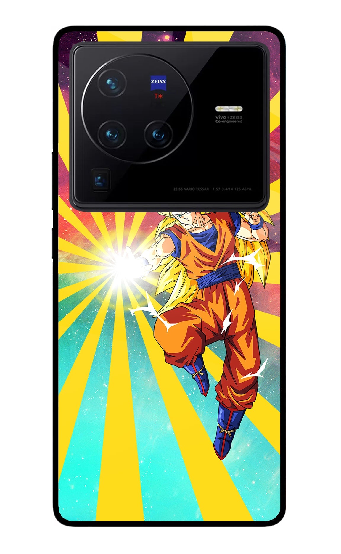 Goku Super Saiyan Vivo X80 Pro Glass Case