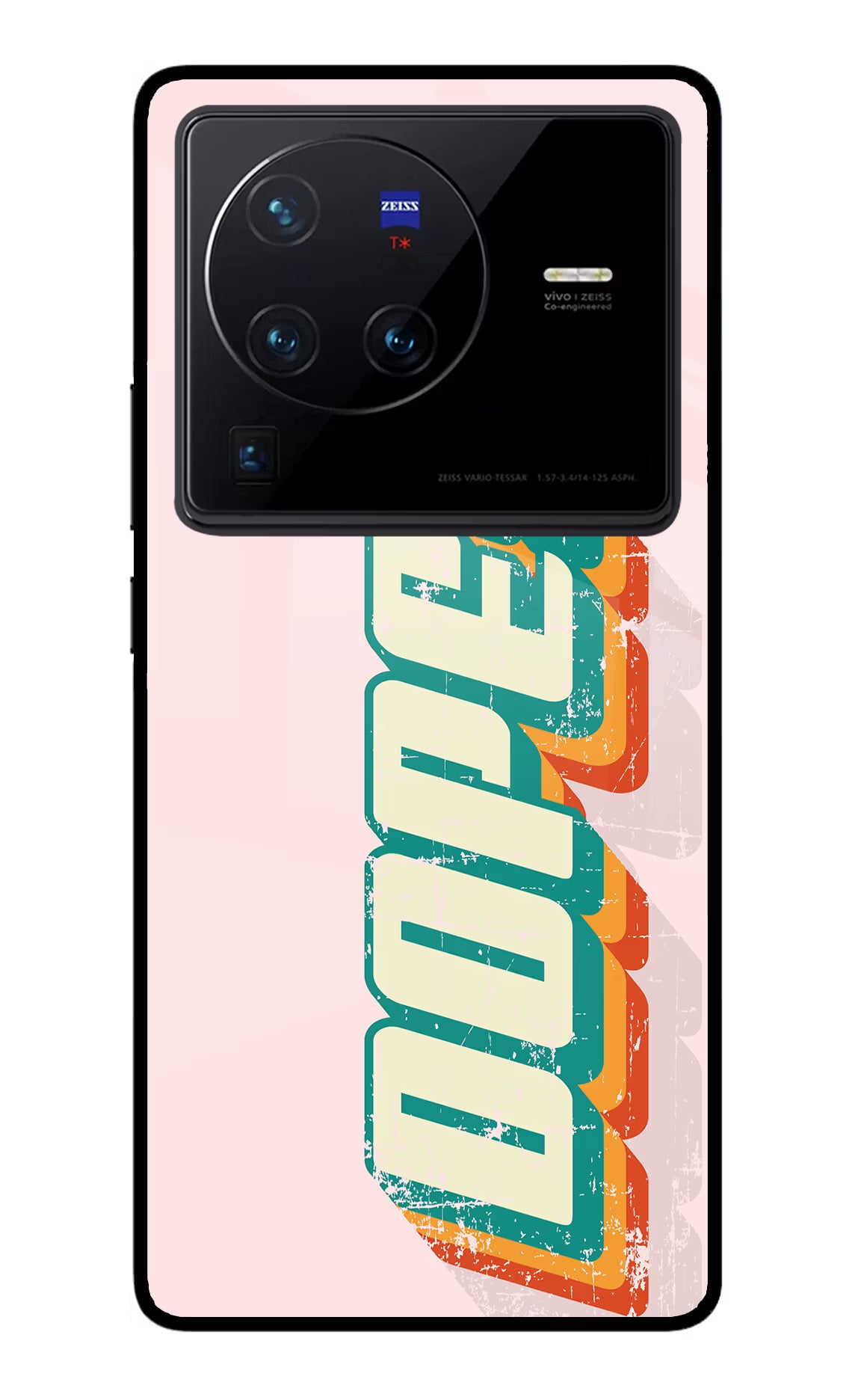 Dope Vivo X80 Pro Glass Case Back Cover by Casekaro