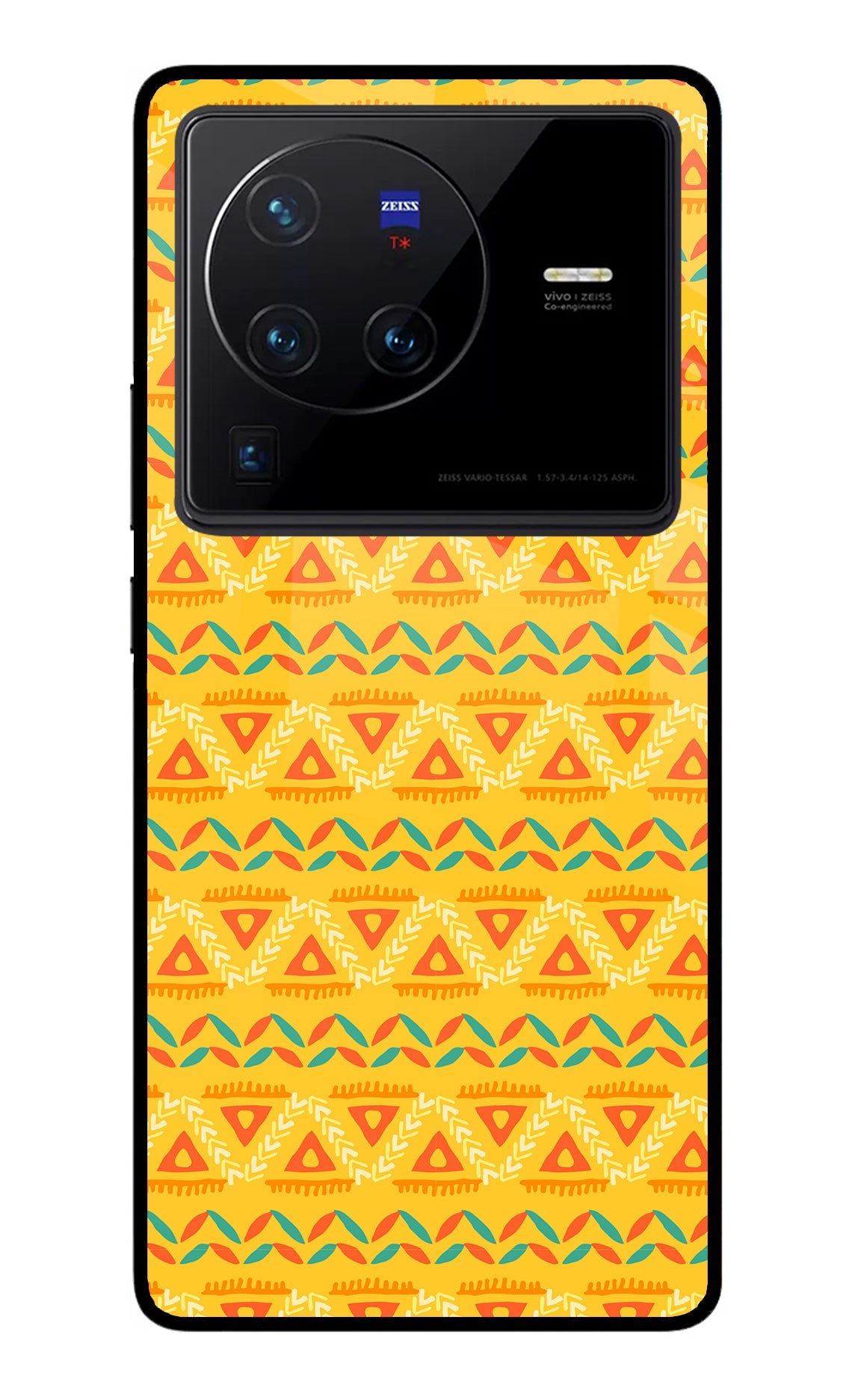 Tribal Pattern Vivo X80 Pro Back Cover