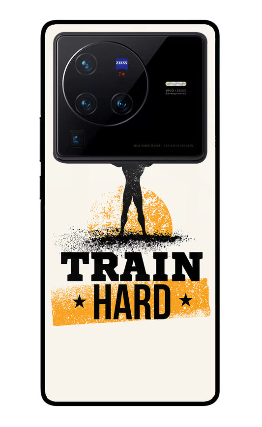 Train Hard Vivo X80 Pro Glass Case