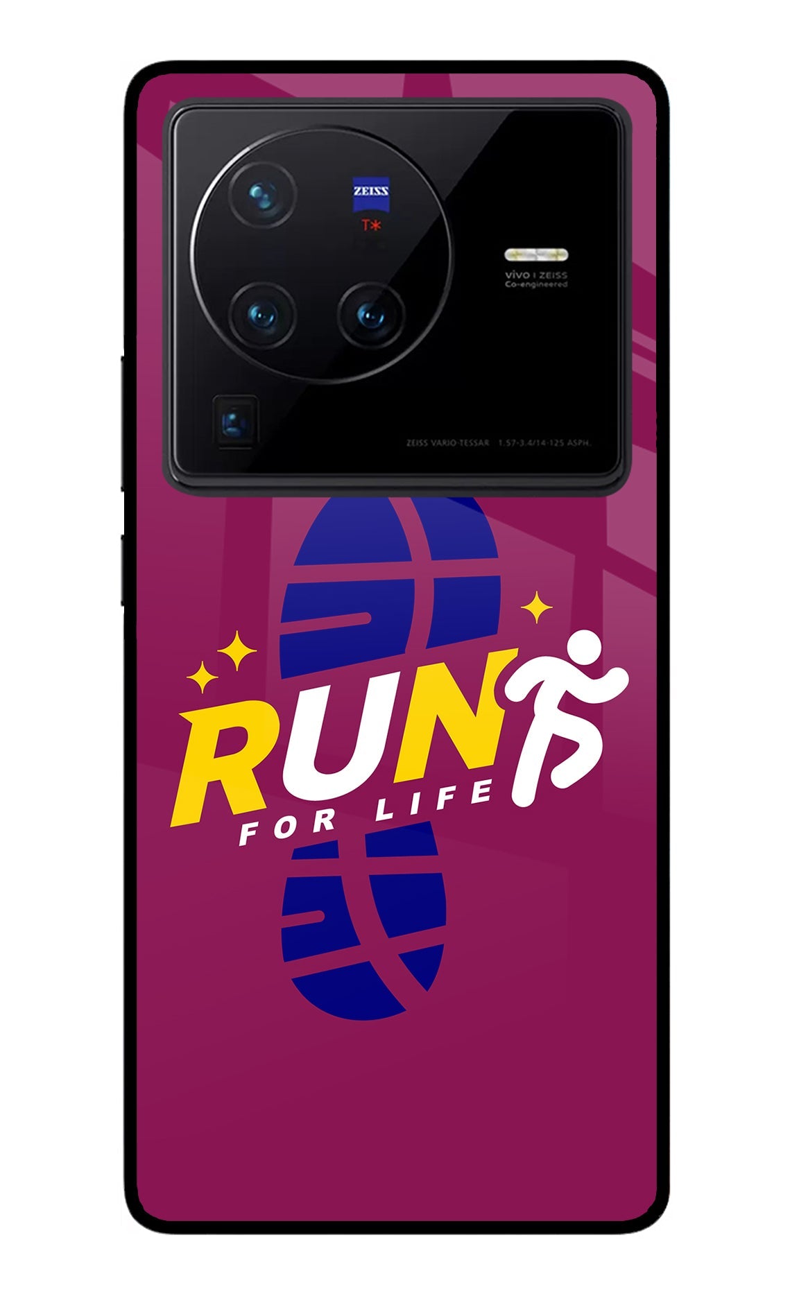 Run for Life Vivo X80 Pro Back Cover