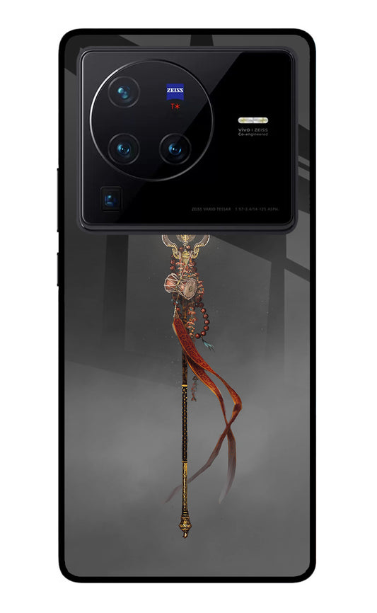 Shiv Trishul Vivo X80 Pro Glass Case