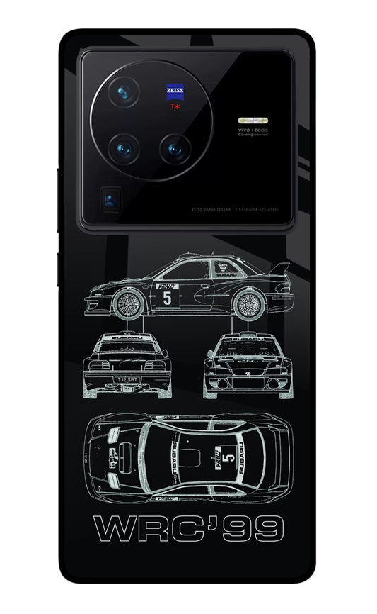 WRC'99 Vivo X80 Pro Glass Case