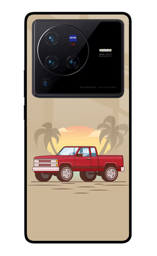 Desert Classic Drive Vivo X80 Pro Glass Case