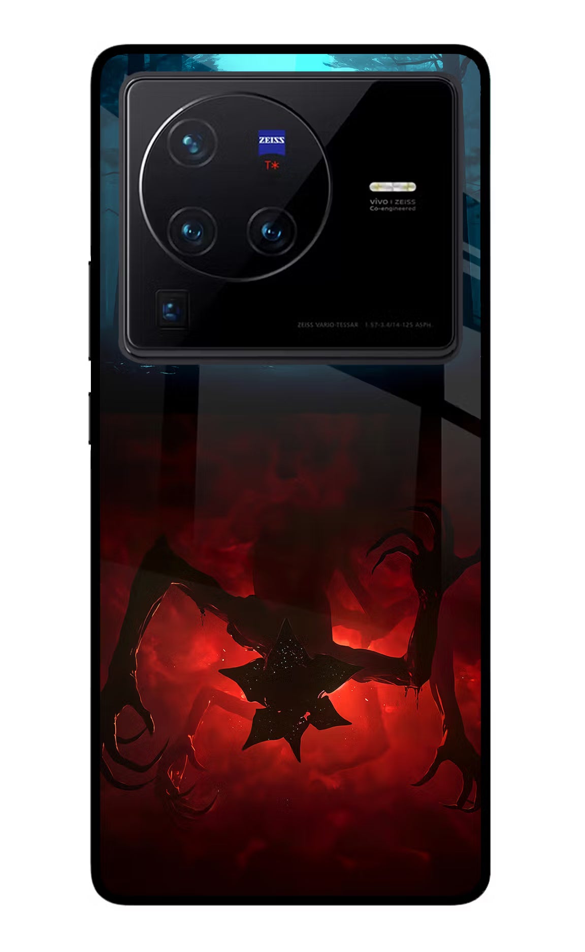 Ordinary Things Downside Up Vivo X80 Pro Glass Case Back Cover by Casekaro