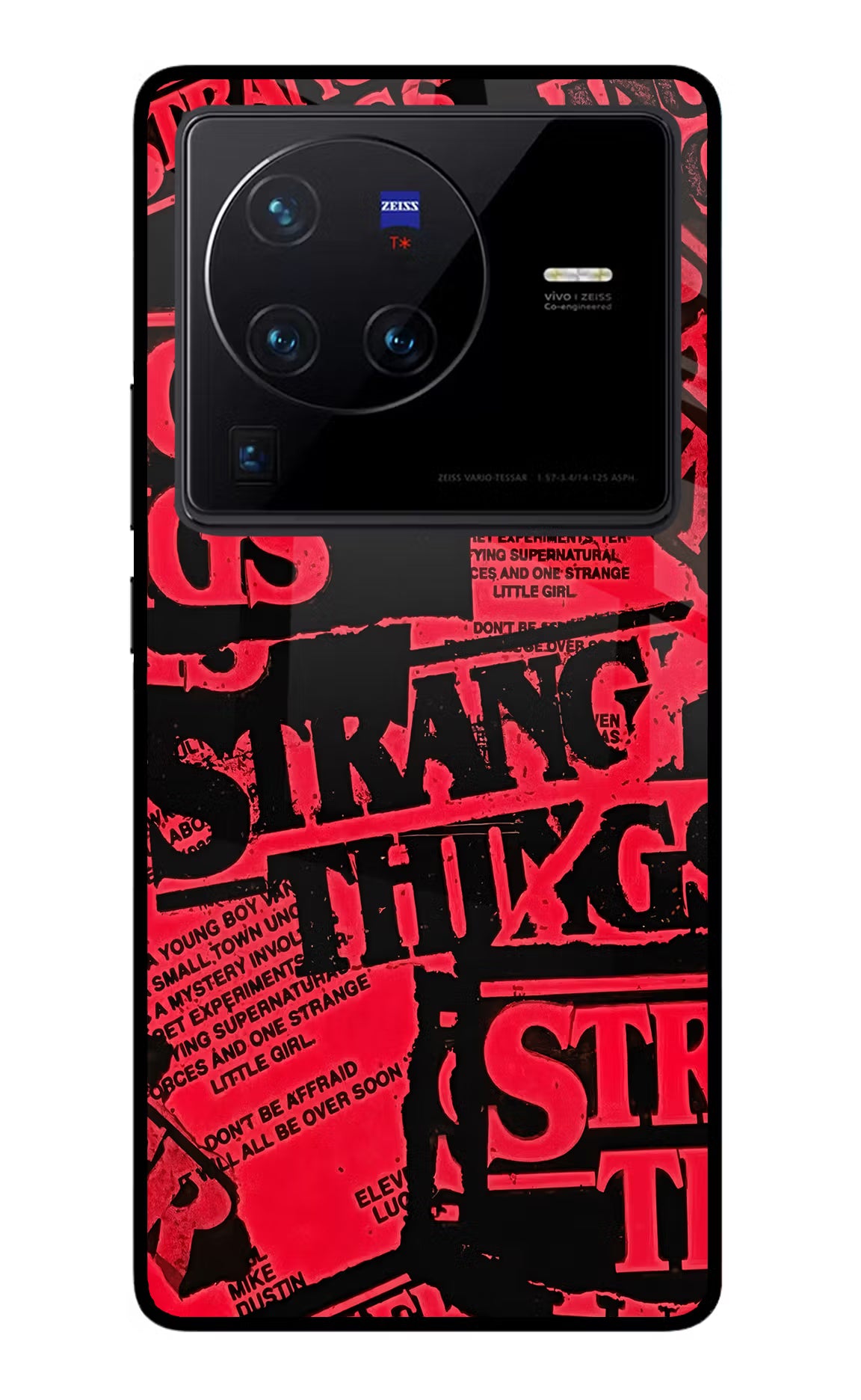 Ordinary Things Vivo X80 Pro Glass Case Back Cover by Casekaro