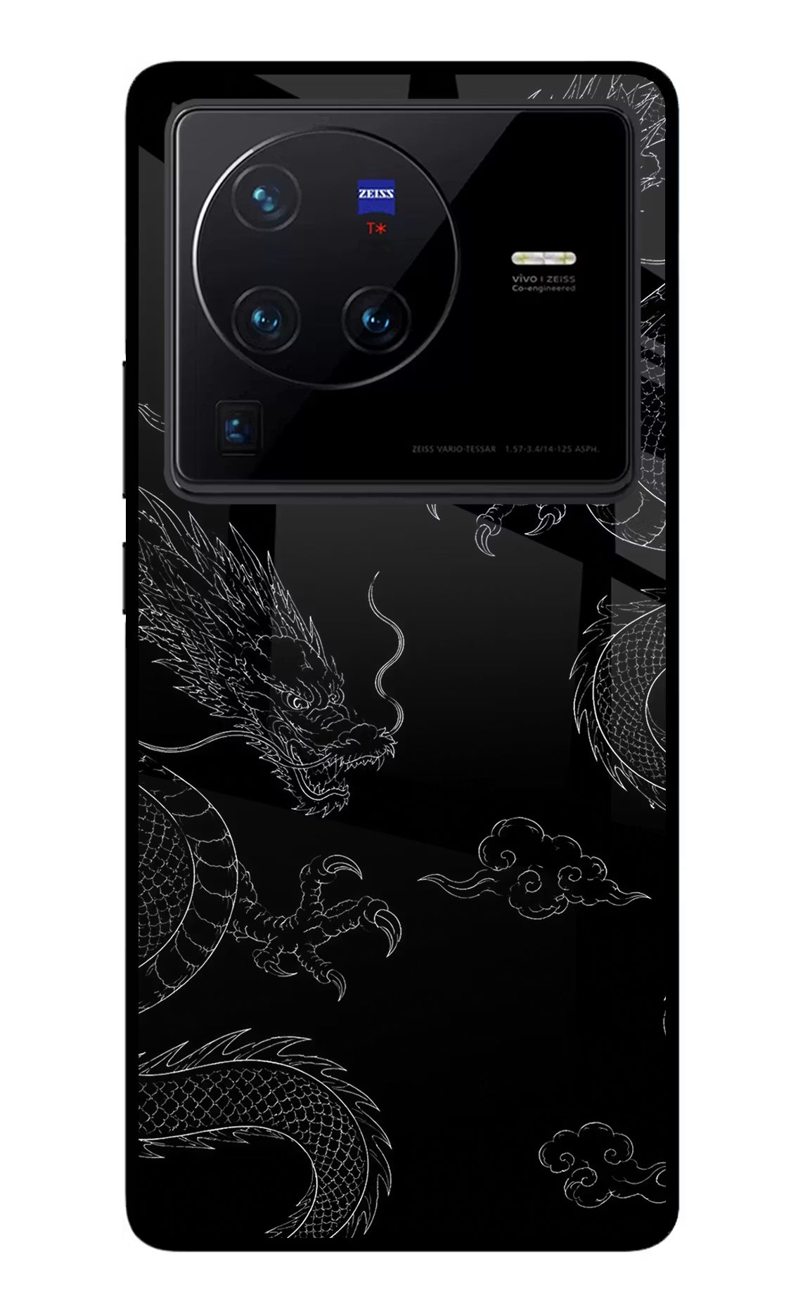 Twin Dragons Vivo X80 Pro Glass Case