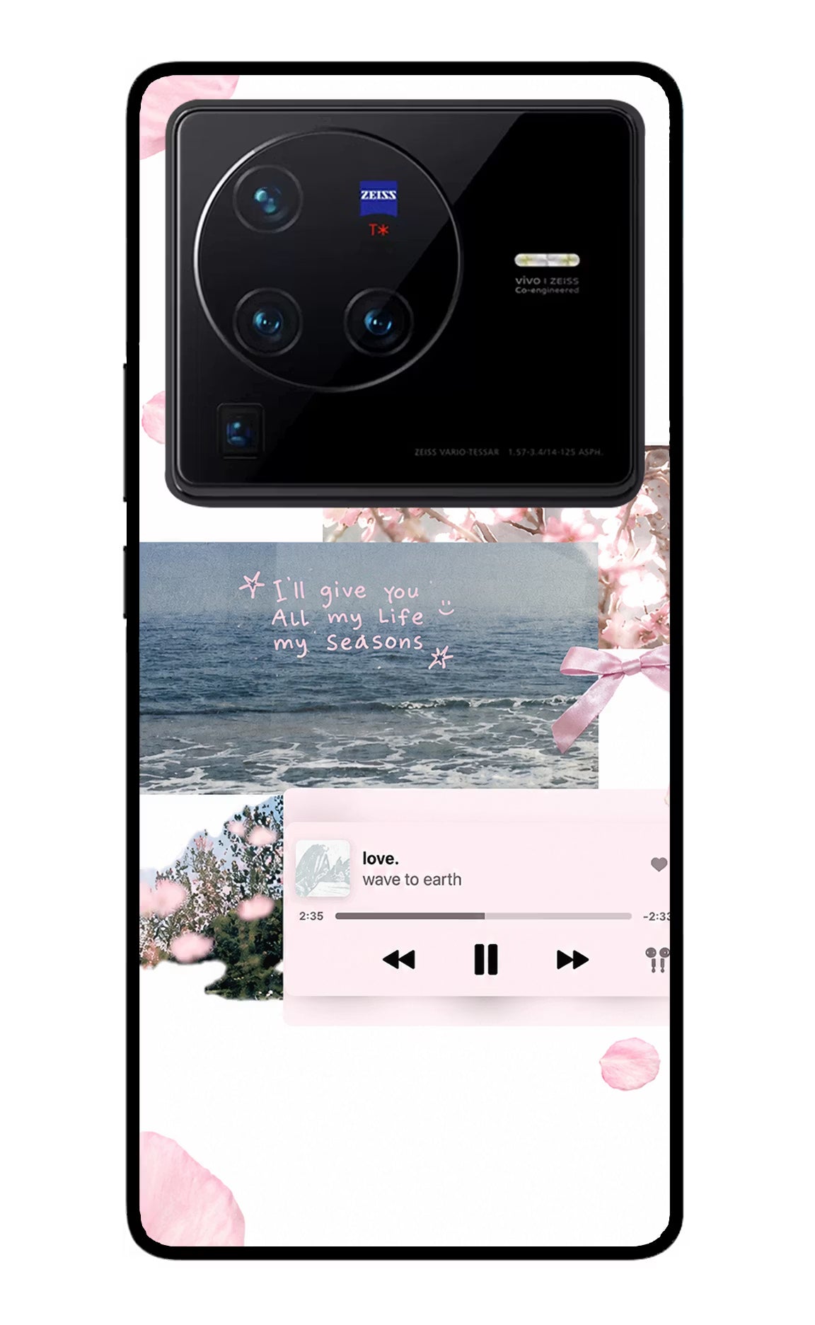 Wave to earth Vivo X80 Pro Glass Case
