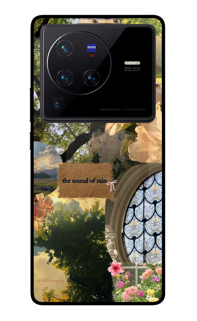 Rain Vivo X80 Pro Glass Case