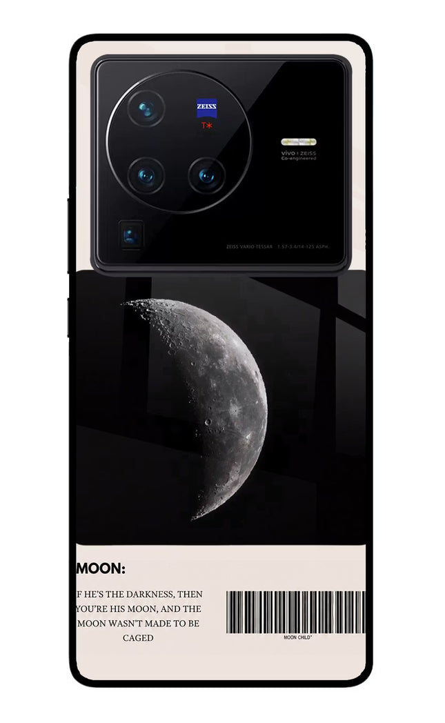 Moon Phase Vivo X80 Pro Glass Case