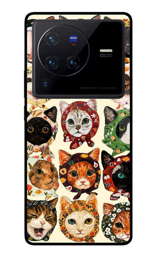 Cool Cat Vivo X80 Pro Glass Case