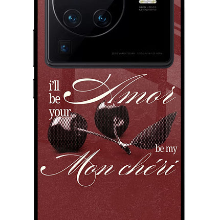 Velvet Cherry Vivo X80 Pro Glass Case