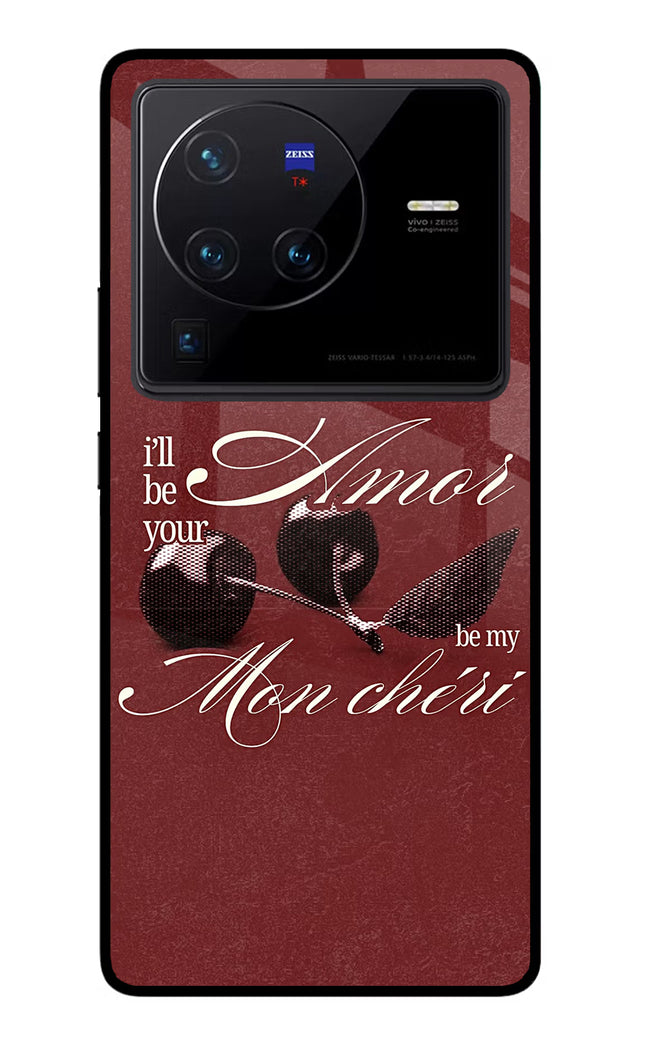 Velvet Cherry Vivo X80 Pro Glass Case