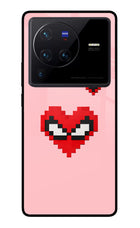 Gwen Heart Vivo X80 Pro Glass Case