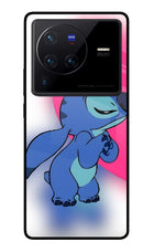 Stitch Hug Vivo X80 Pro Glass Case