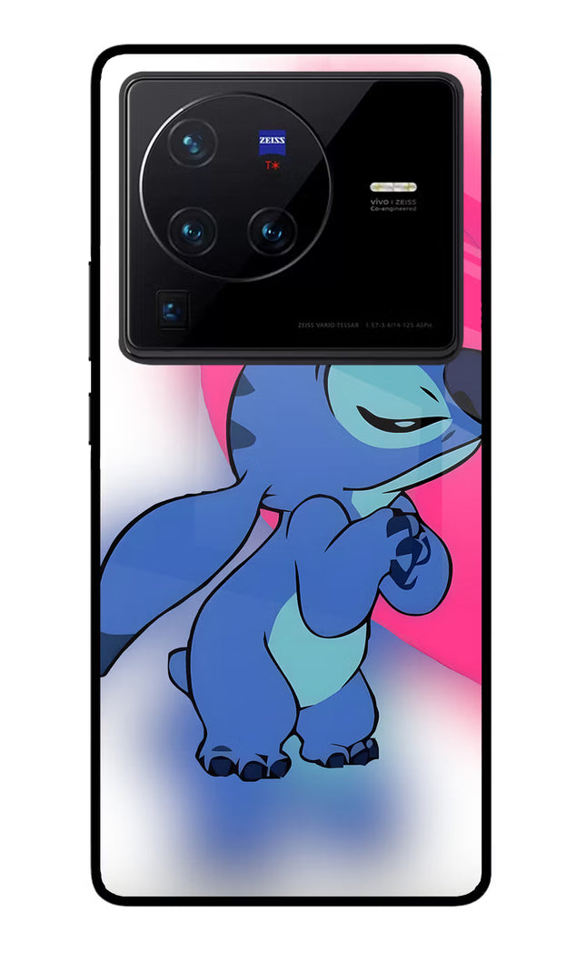 Stitch Hug Vivo X80 Pro Glass Case