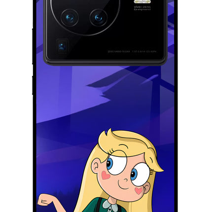 Star Glow Vivo X80 Pro Glass Case