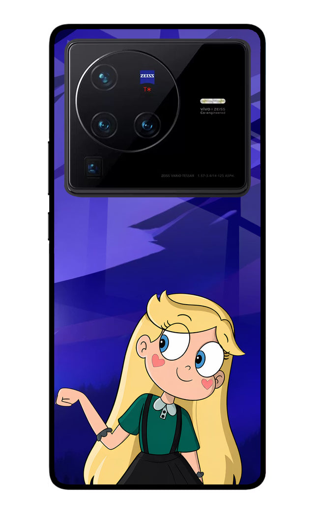 Star Glow Vivo X80 Pro Glass Case