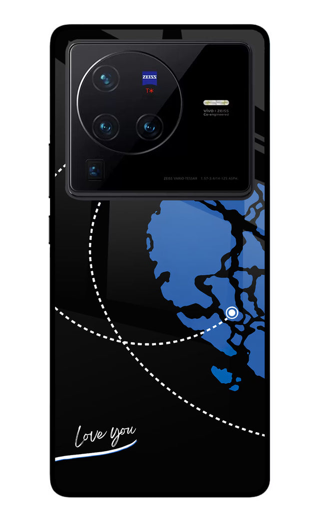 Love Orbit Vivo X80 Pro Glass Case