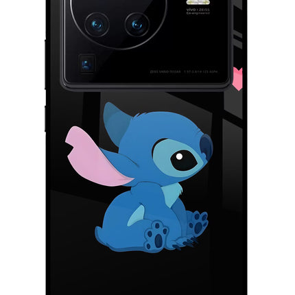 Stitch Crush Vivo X80 Pro Glass Case