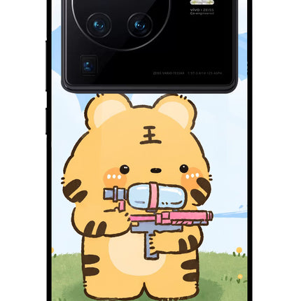 Tiger Treat Vivo X80 Pro Glass Case