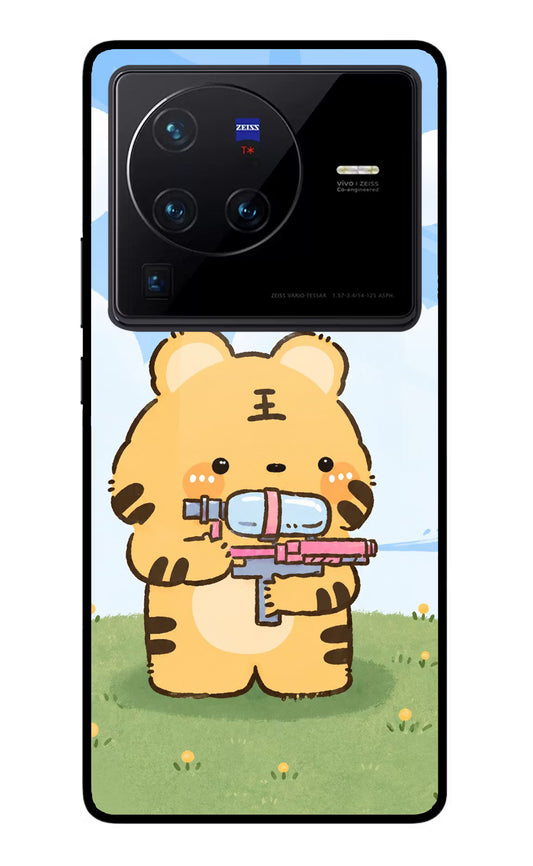 Tiger Treat Vivo X80 Pro Glass Case