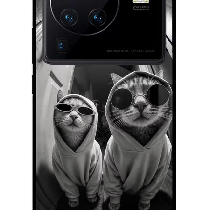 Hood Cats Vivo X80 Pro Glass Case