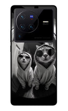 Hood Cats Vivo X80 Pro Glass Case