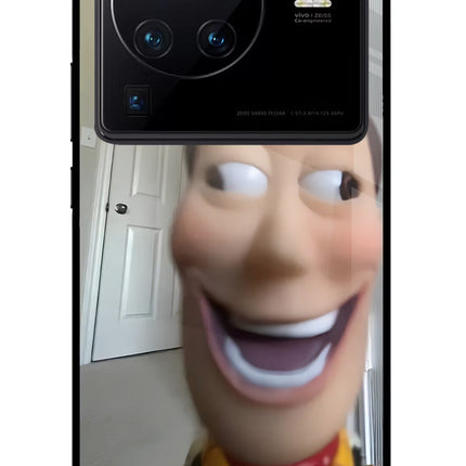 Side Eye Woody Vivo X80 Pro Glass Case