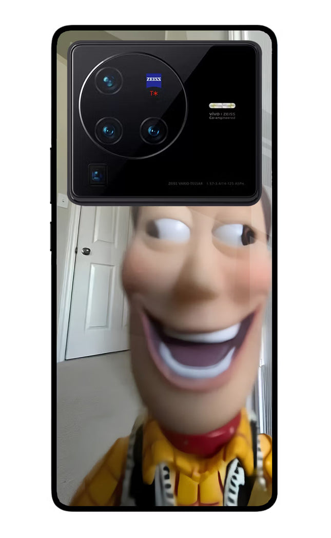 Side Eye Woody Vivo X80 Pro Glass Case
