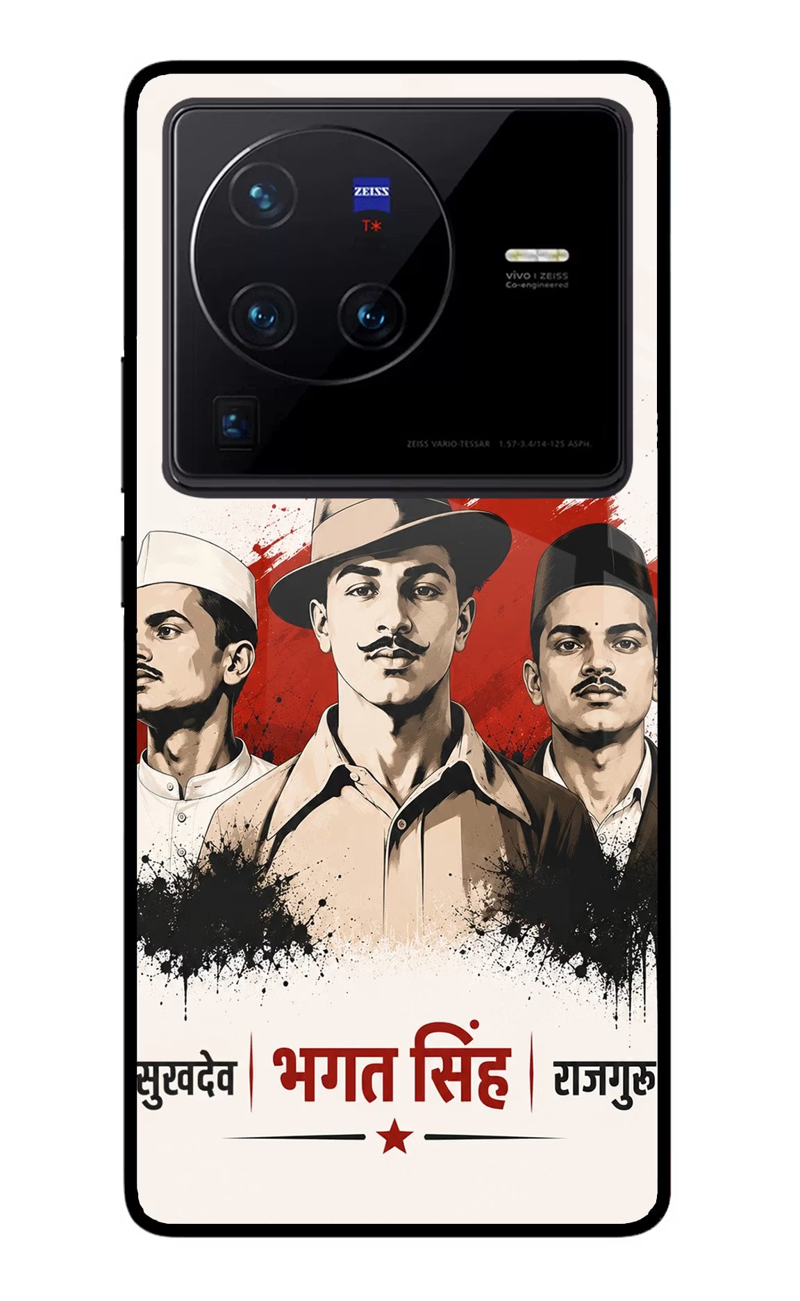 Sardar Patel Iron Will Vivo X80 Pro Glass Case