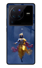 Cosmic Krishna Vivo X80 Pro Glass Case