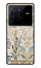White Lily Vivo X80 Pro Glass Case