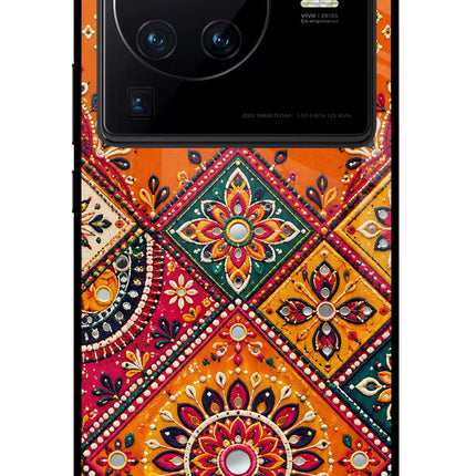Kutch Glow Vivo X80 Pro Glass Case