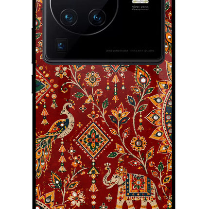 Laal Riwaaz Vivo X80 Pro Glass Case