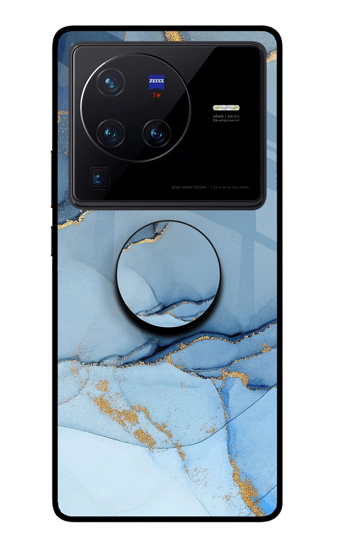 Blue Marble Vivo X80 Pro Glass Case