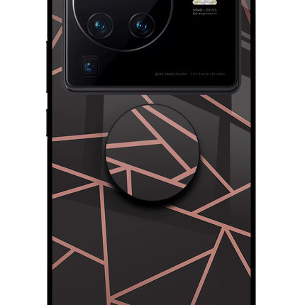 Geometric Pattern Vivo X80 Pro Pop Case by Casekaro