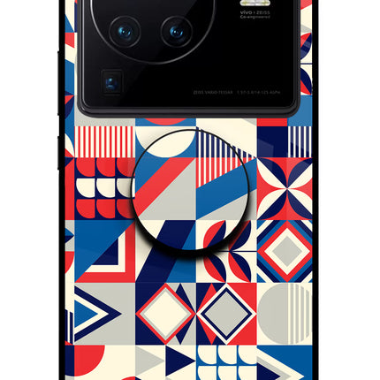 Colorful Pattern Vivo X80 Pro Pop Case by Casekaro