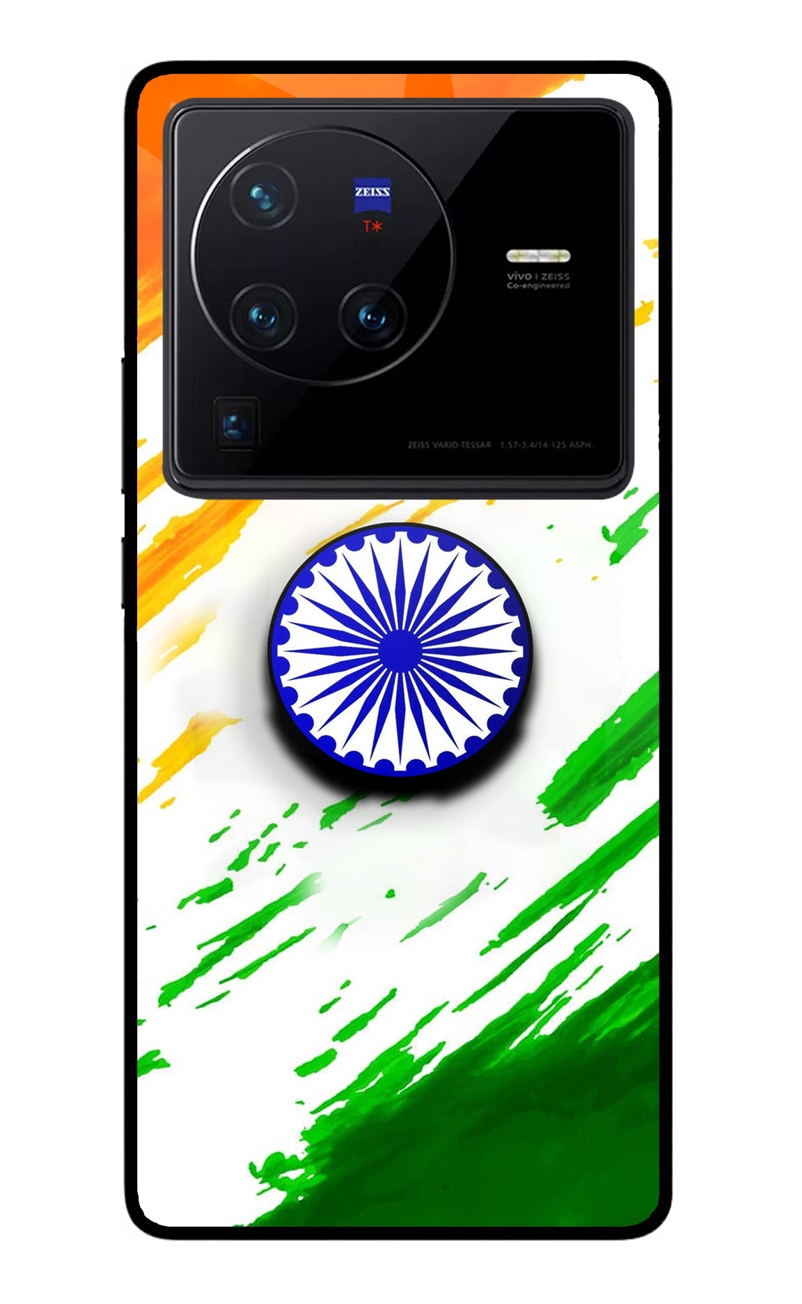 Indian Flag Ashoka Chakra Vivo X80 Pro Pop Case