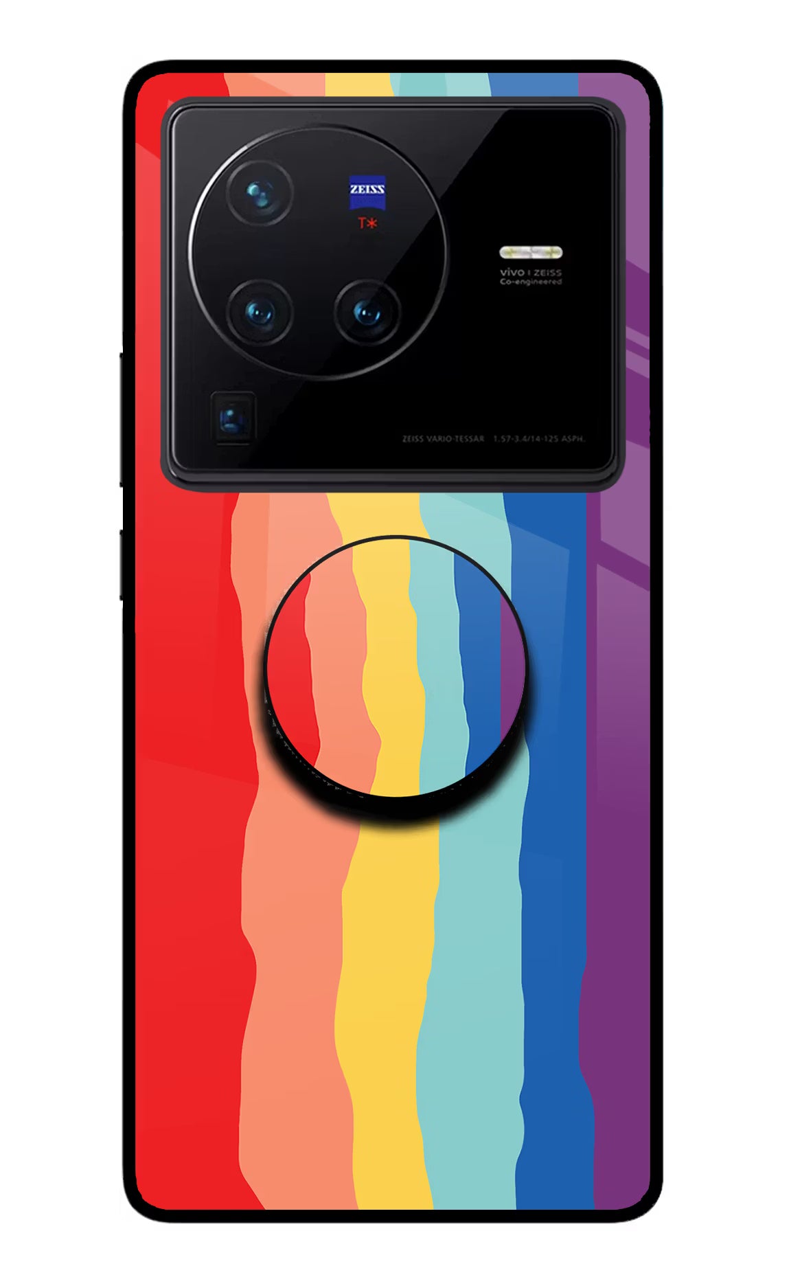 Rainbow Vivo X80 Pro Pop Case by Casekaro